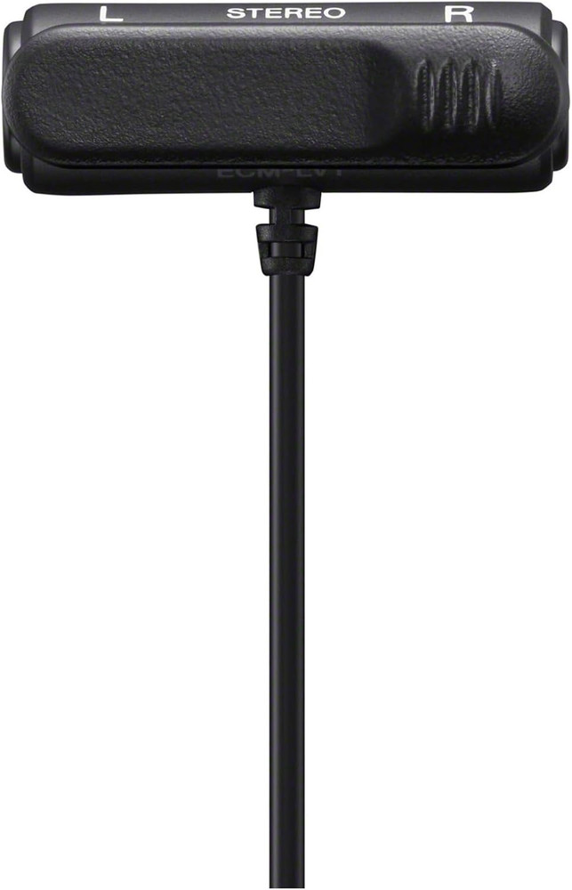 Compact Stereo Lavalier Microphone Ecmlv1,Black, Small