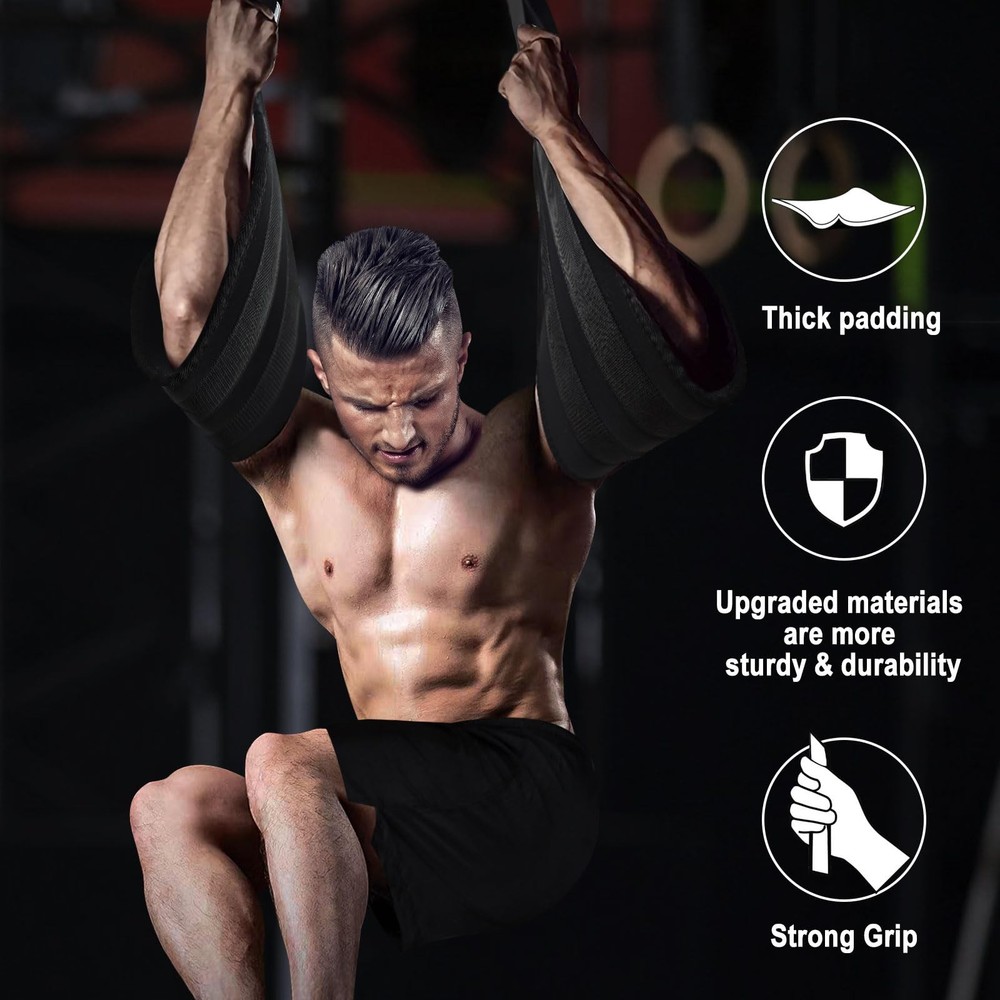 Ab Straps Pull up Bar Hanging Abdominal Sling Arm up Workout Support Training