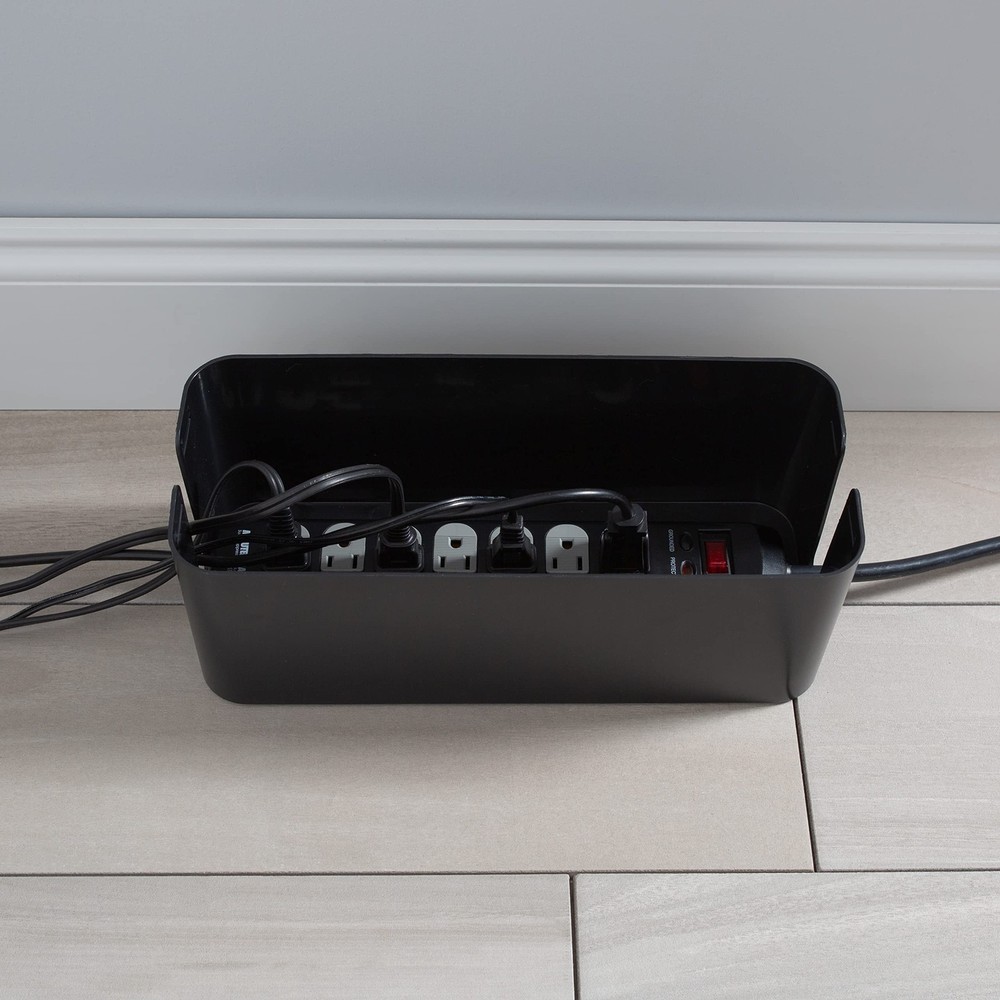 2 Pack Cable Organizer | Multi-sized | Storage with Lid | Chargers & Wires | ...