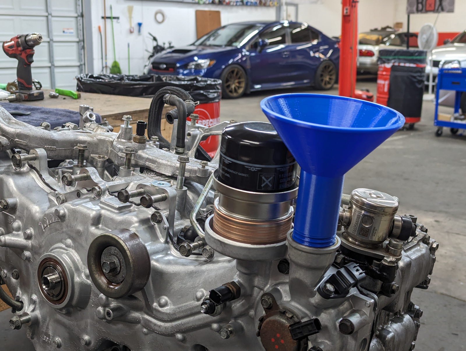 Subaru FA20/EJ25 Threaded Oil Fill Funnel