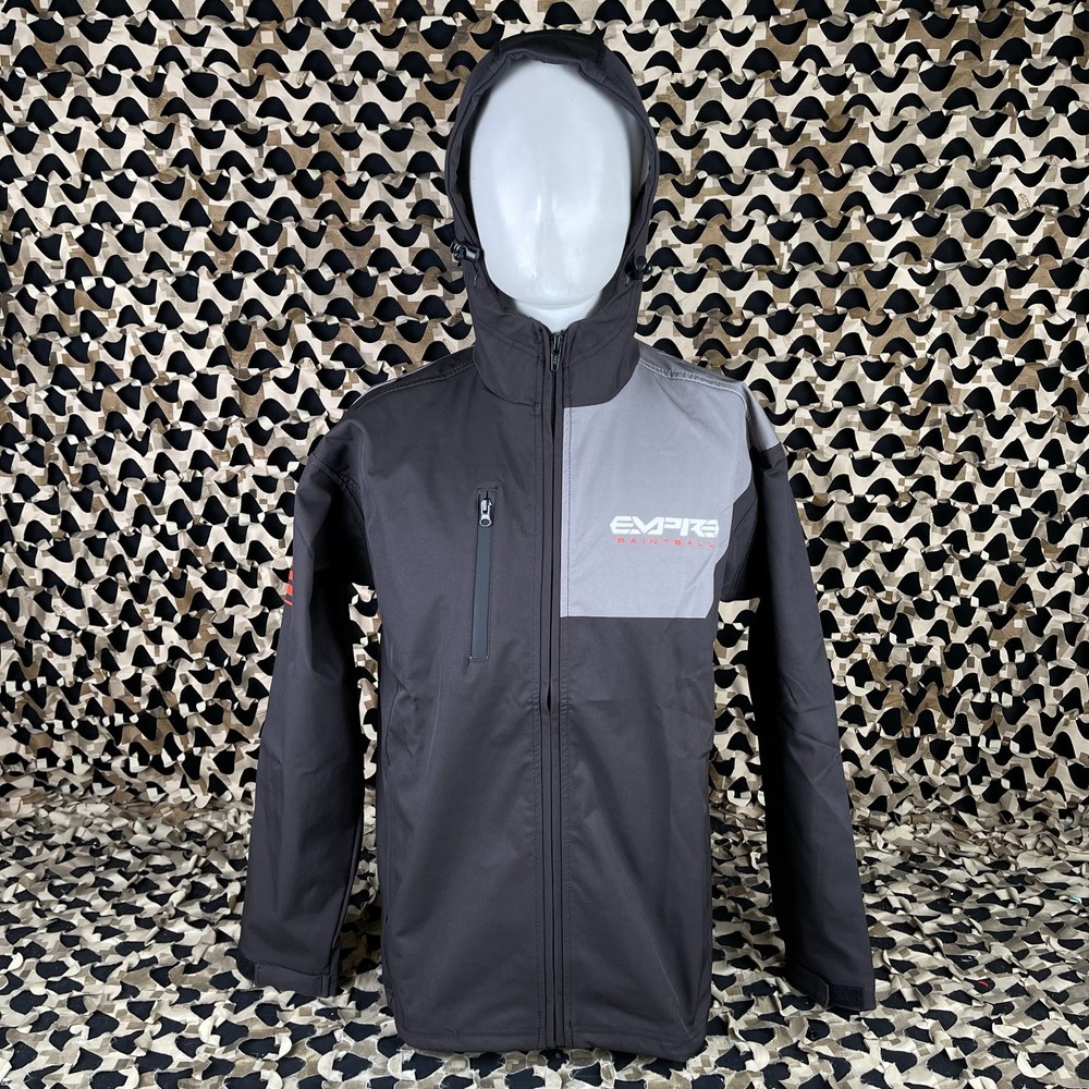 NEW Empire Titan Soft Shell Jacket - Black/Grey/Red - X-Large