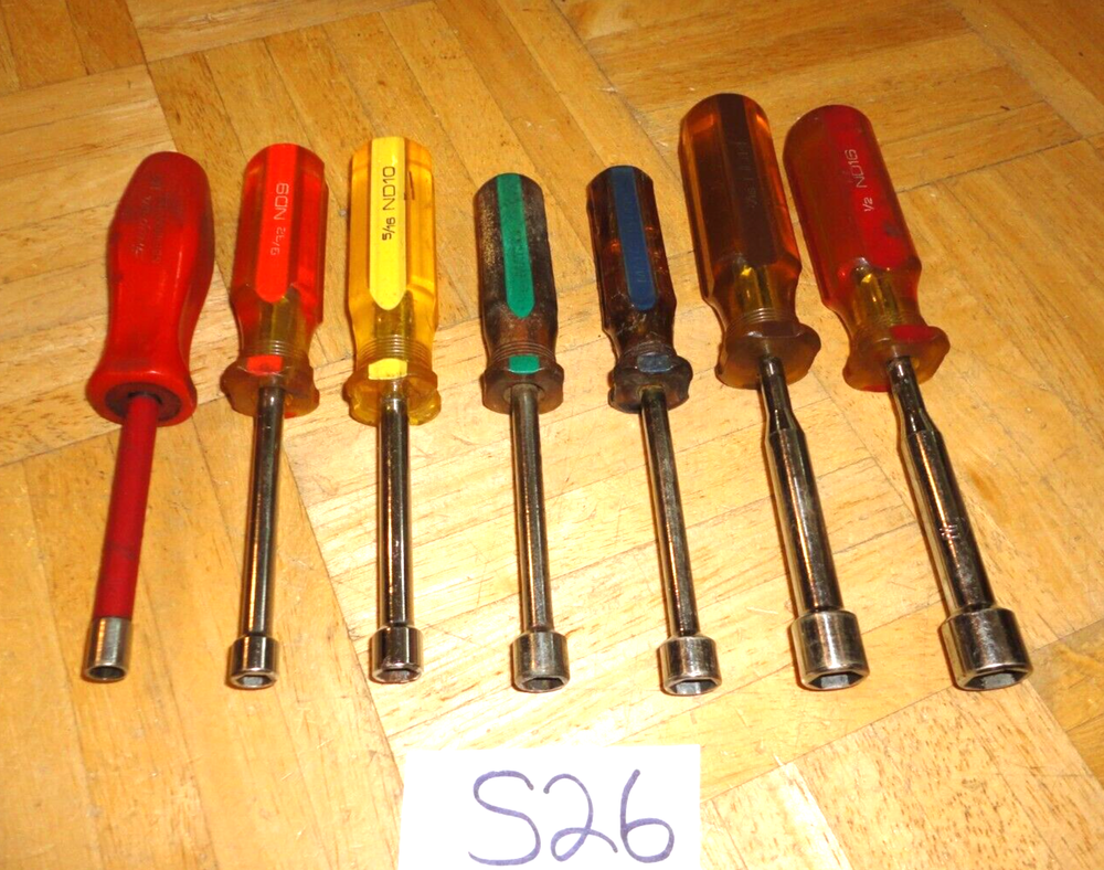 MATCO TOOLS 7 PIECE SAE. NUT DRIVER SET 1/4 TO 1/2