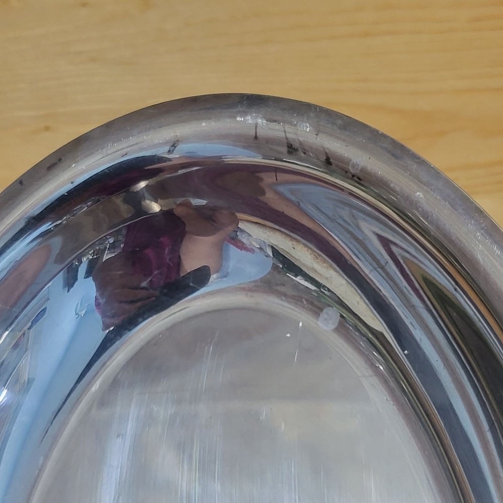 Metal Silver Plate Serving Dish Candy Nut Bowl