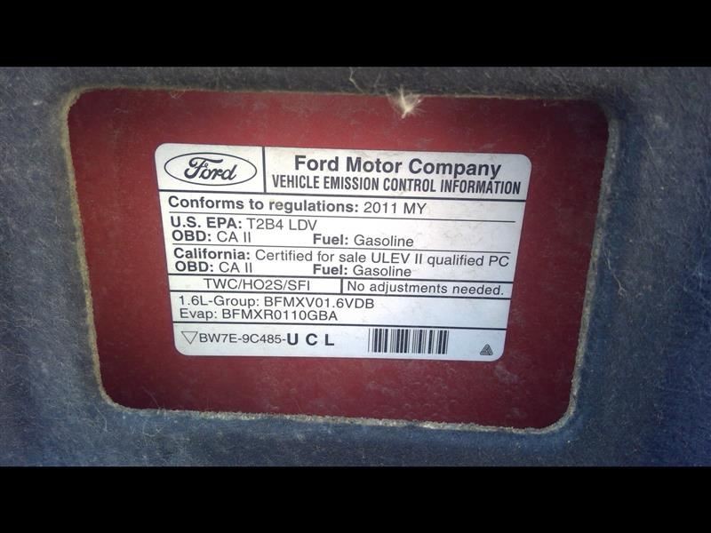 2011 2012 2013 FORD FIESTA Engine Wire Harness