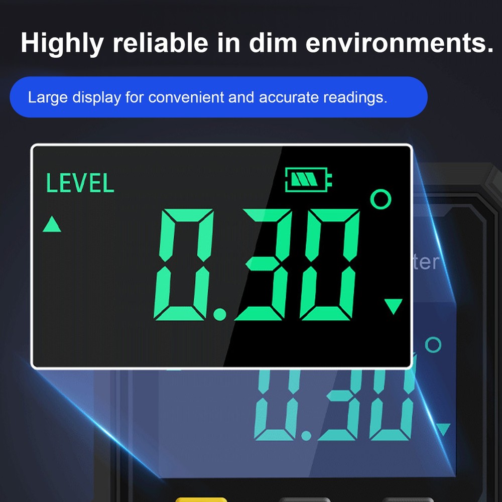 Magnetic Digital Level Box Lcd Angle Finder Protractor Inclinometer Bevel Gauge