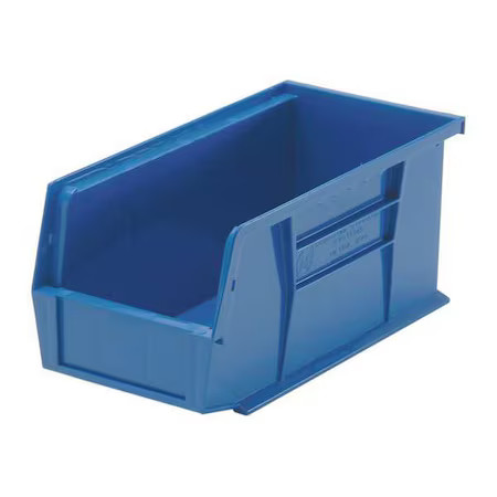 Quantum Storage Systems Qus230bl Hang & Stack Storage Bin, Polypropylene, Blue,