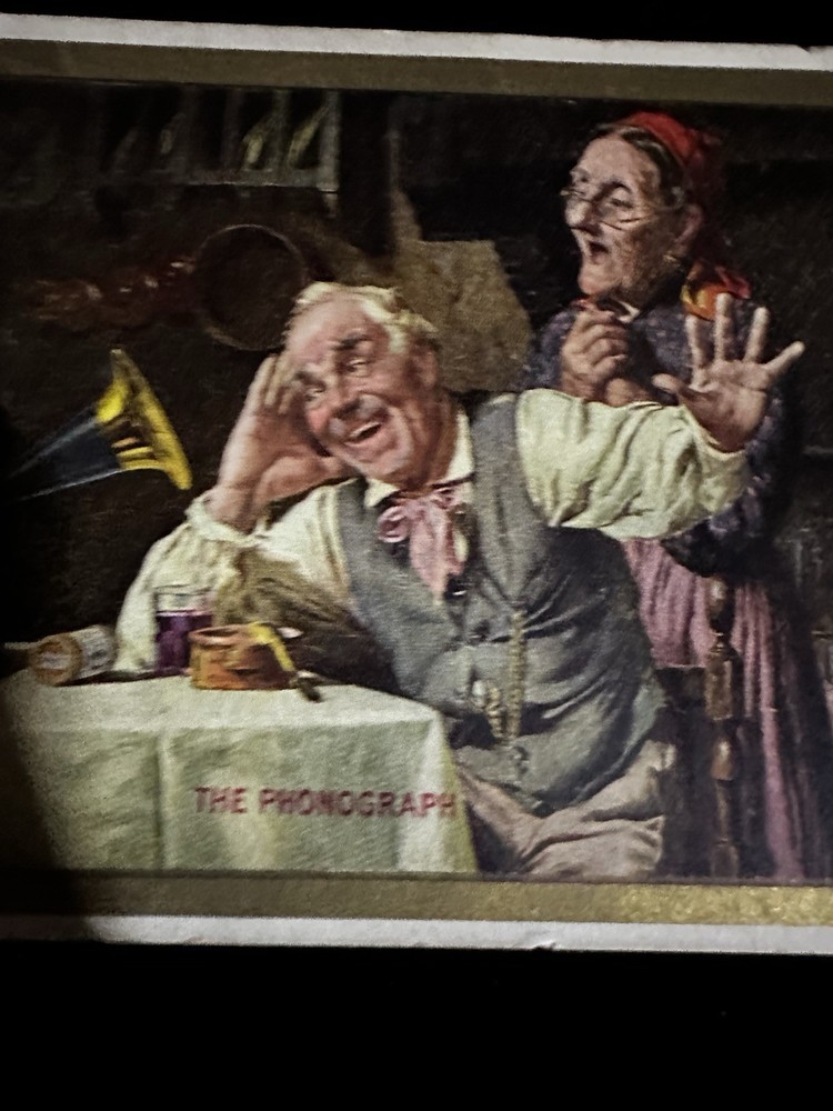 THOMAS EDISON PHONOGRAPH TRADE CARD, CIRCA