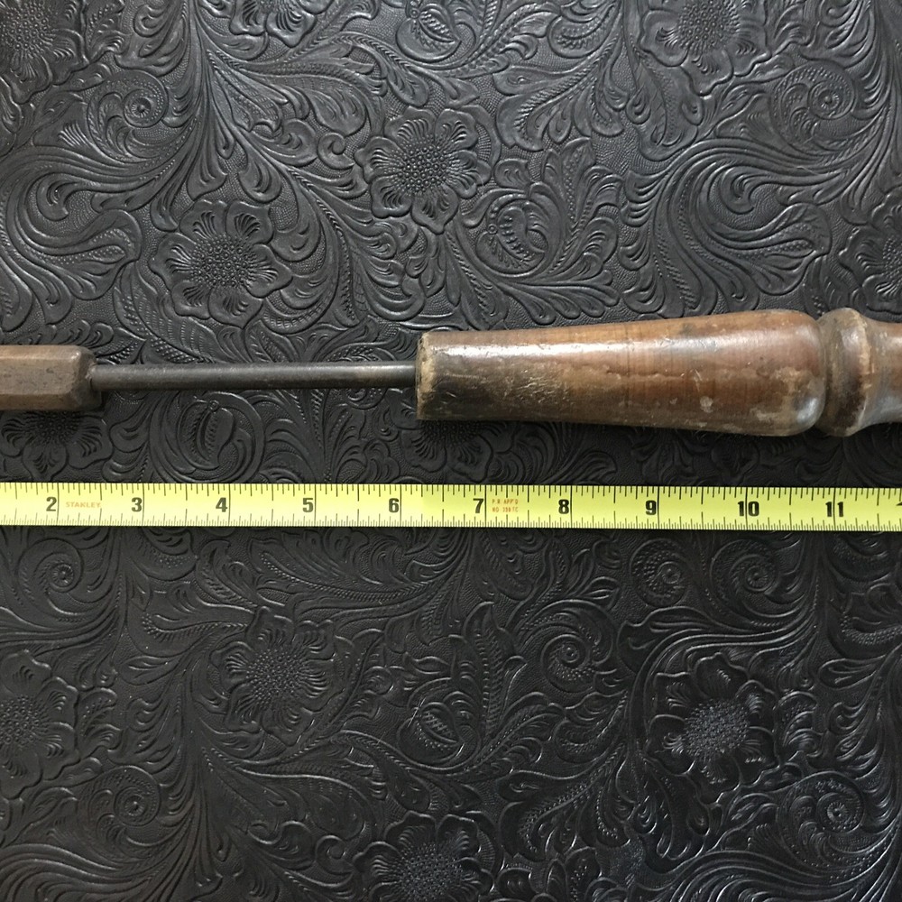 Vintage Copper Soldering Iron 13"