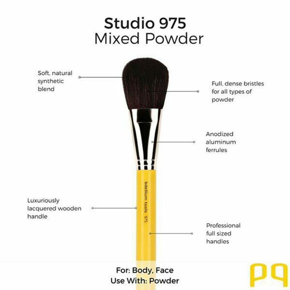 bdellium tools Studio 975S Mixed Powder Makeup Brush