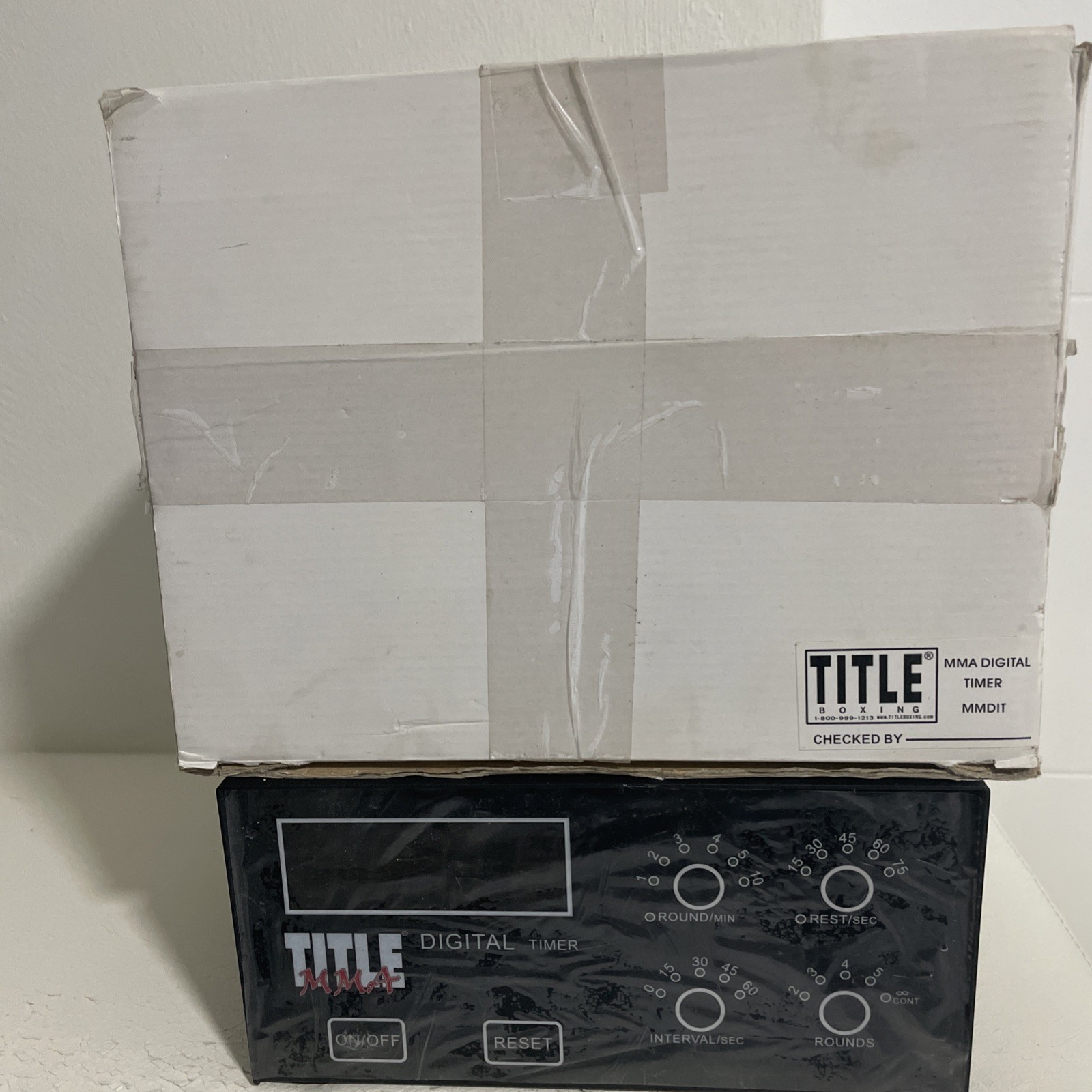 Title Digital Boxing Timer New