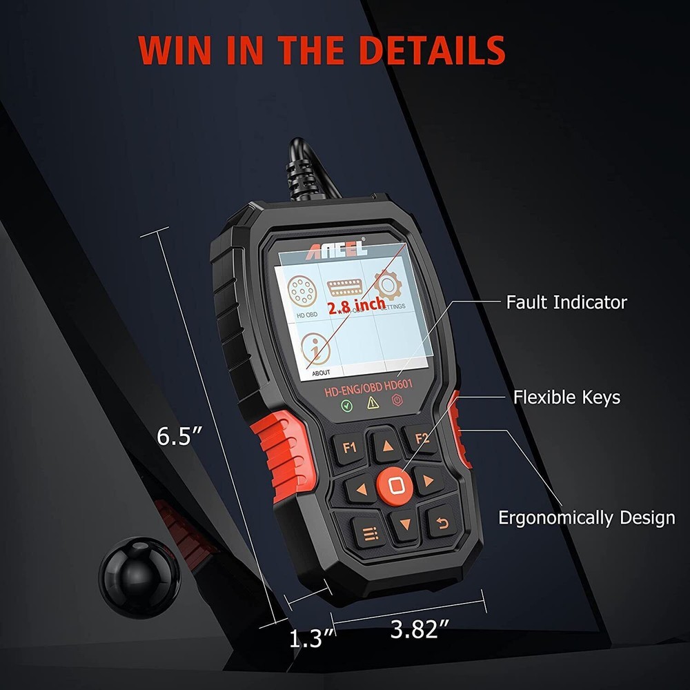Heavy Duty Truck Scanner All System Diesel Diagnostic Check Engine Code Reader