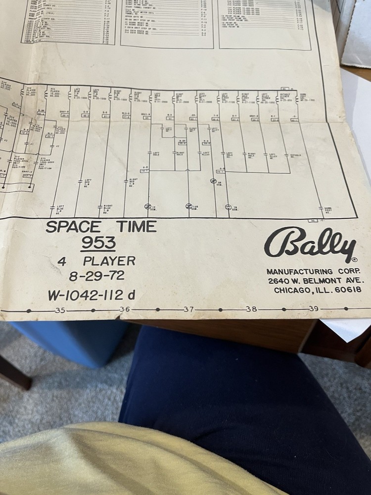 Space Time Pinball Schematic & Installation Instructions
