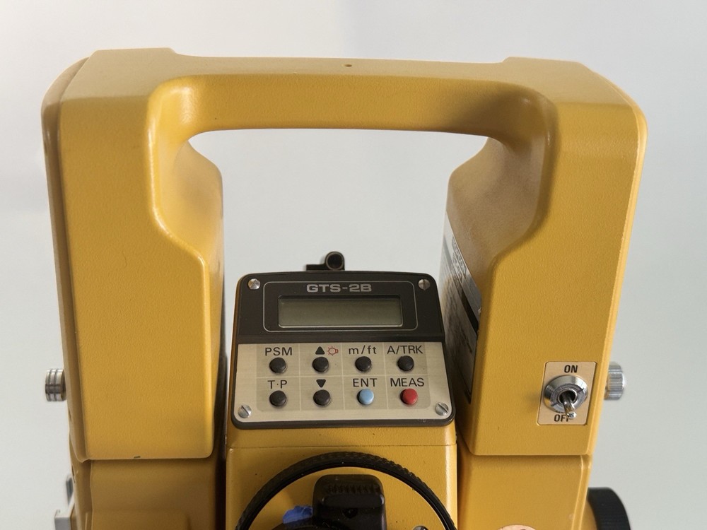 Topcon GTS-2B Total Station ~ Case, Controller, & Accessories - Untested, As-Is