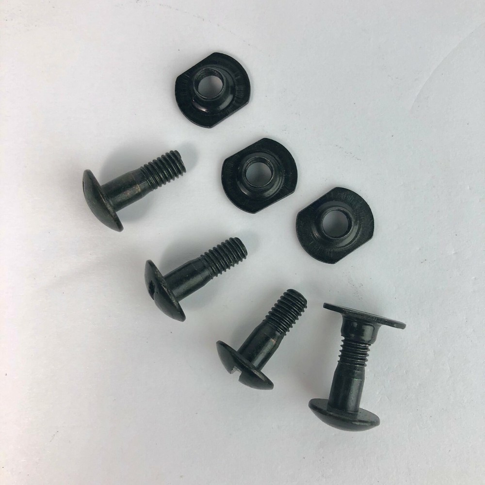 ECH Enhanced Combat HELMET CHINSTRAP HARDWARE SET SCREW & NUT for 4 Point Bolts