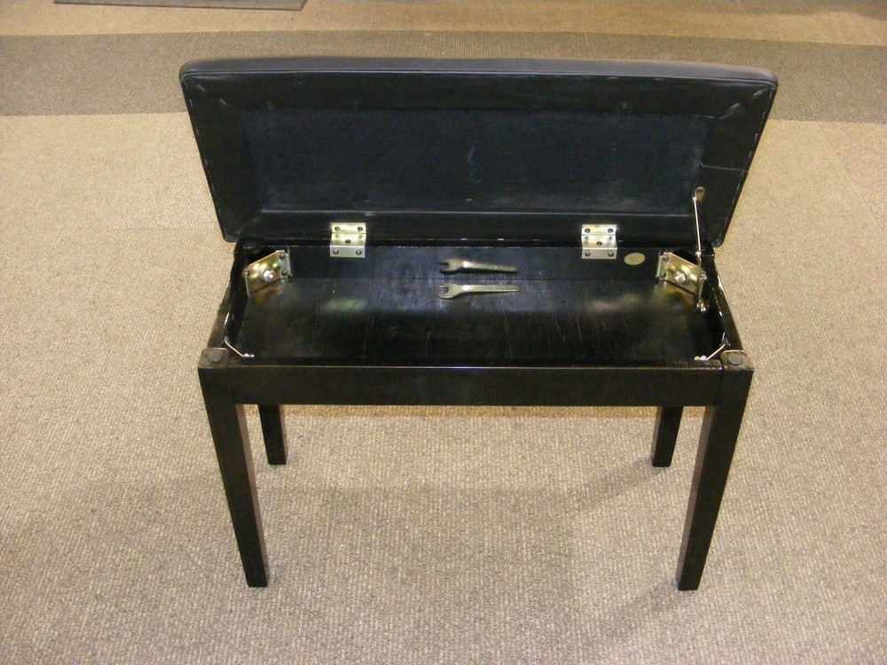 Brand NEW Ebony Padded Piano Bench