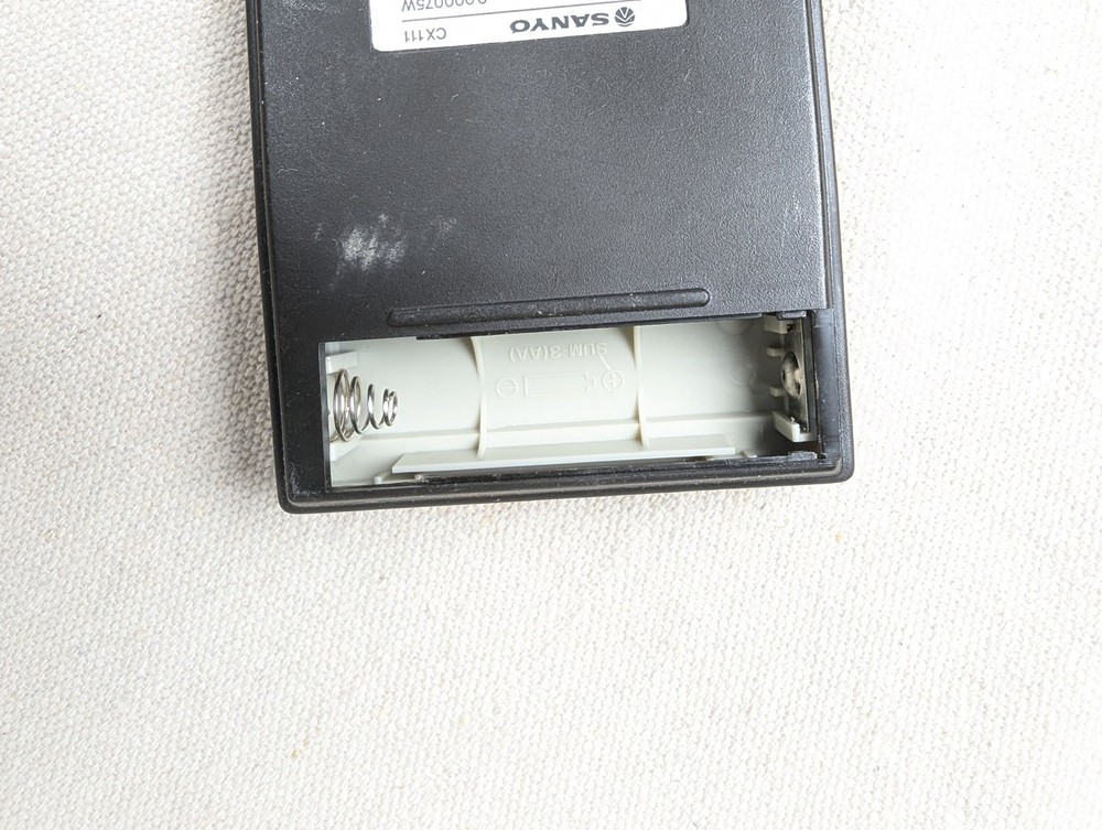 Vintage Sanyo CX 111 Powergard Electronic Calculator Basic Arithmetic Memory ...