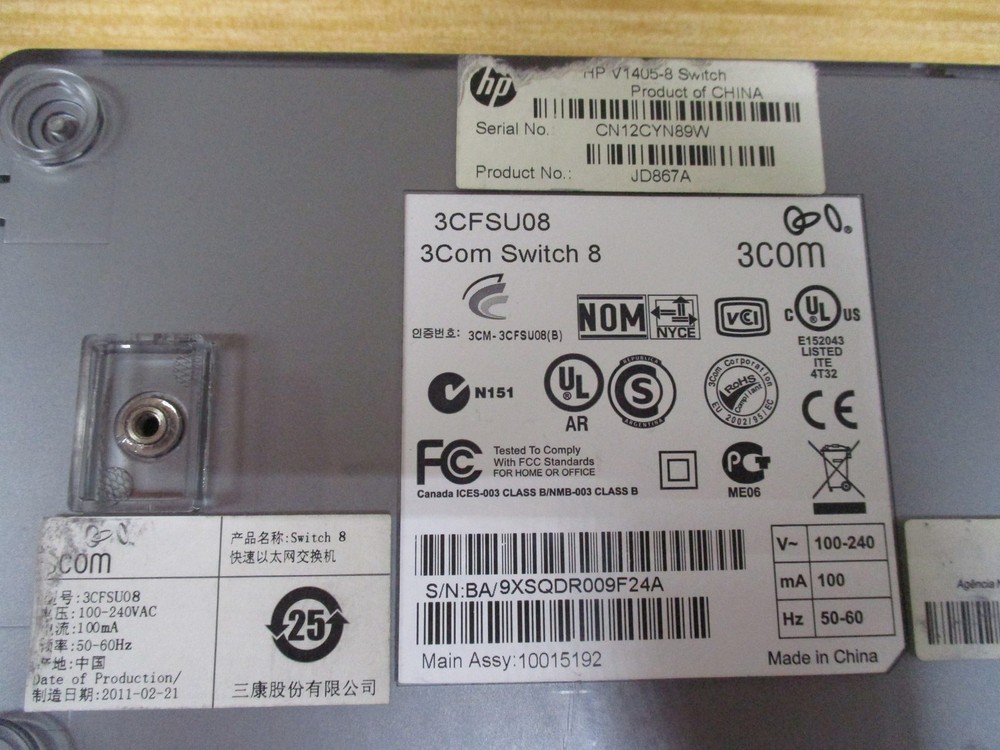3Com 3CFSU08 Ethernet Switch
