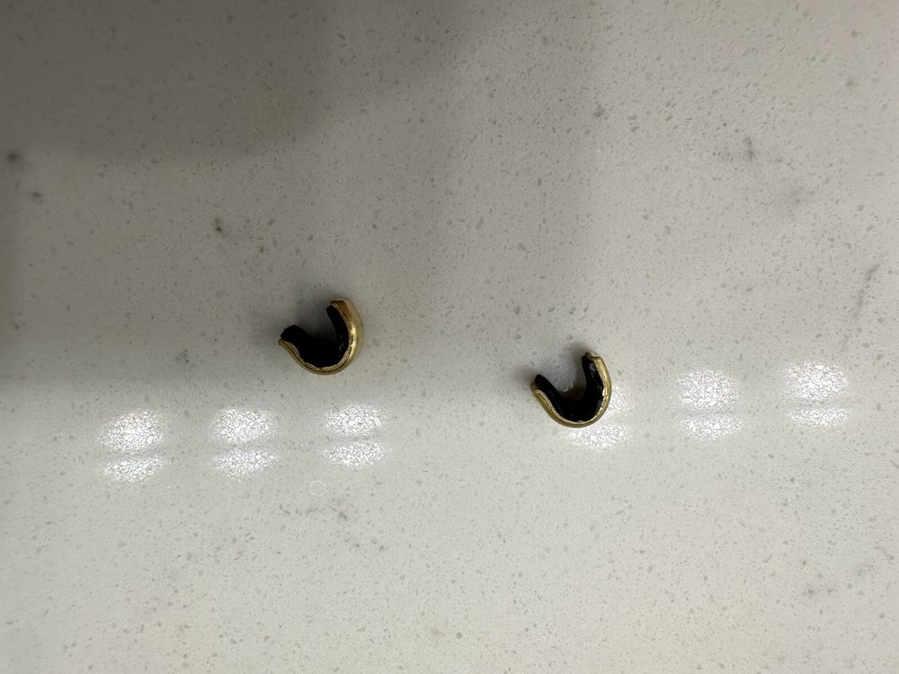 Brass Nocking Points - A Pair - Nok Set - 2 Brass Nocks