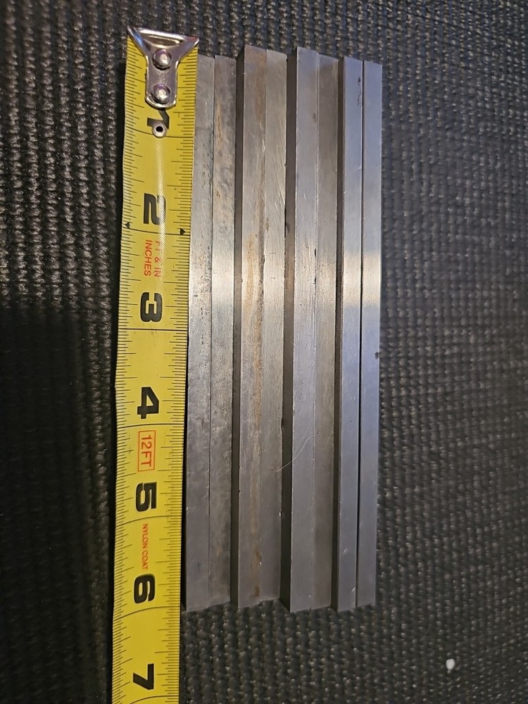 Starrett Taft Pierce Parallels Pair Set 6"L Different Sizes