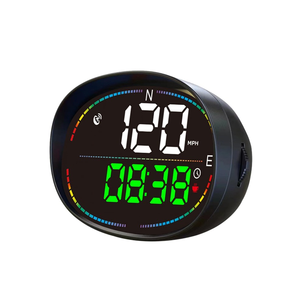 Digital Speedometer Heads Up Display GPS HUD with Multi Function Safety Alerts