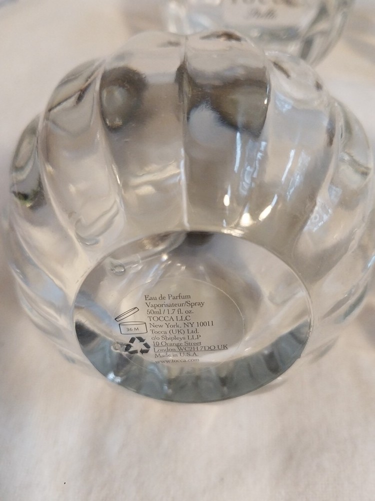 (4) Tocca Stella Perfume Bottles [Empty] 1.7 Fl Oz Size