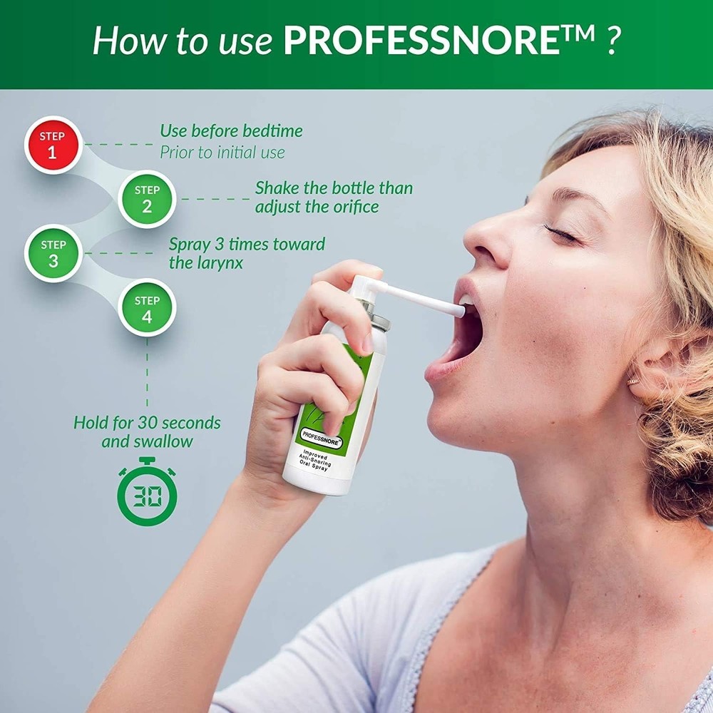Mint Flavored Snoring Solution Twin Pack