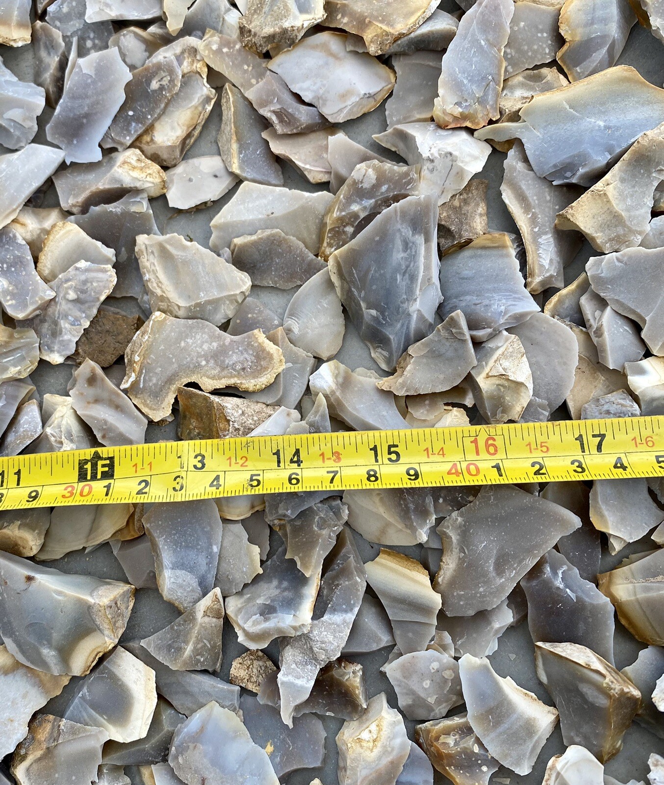 5+ Lbs of Pretty TX Chert/Flint Small Flakes/Pieces ~ Tumble-Lapidary-Decorative