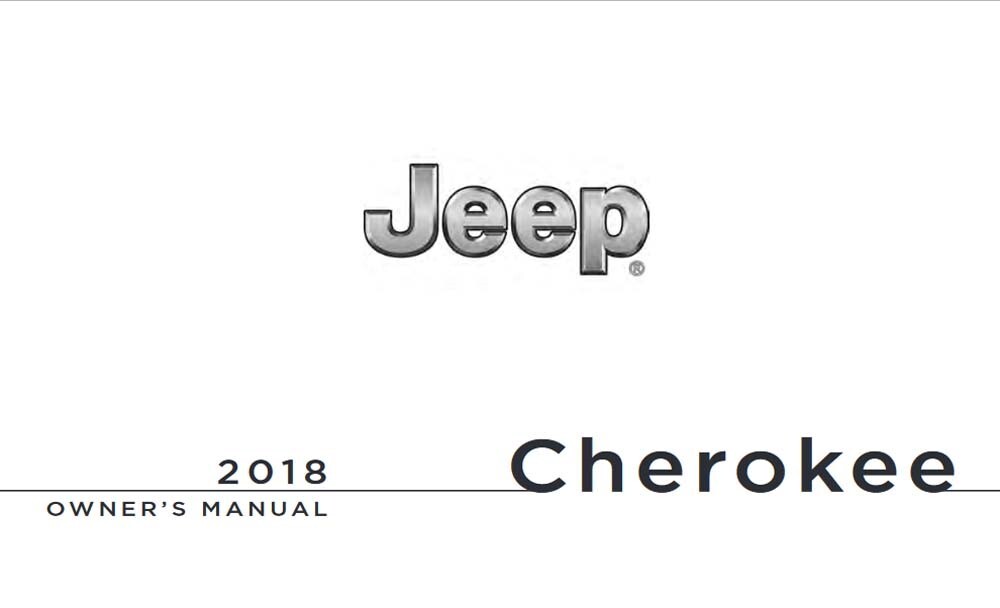 2018 Jeep Cherokee Owners Manual User Guide