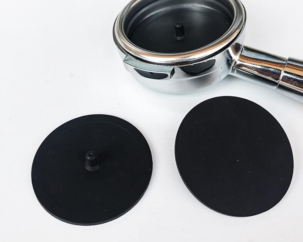 Espresso machine Blind Backflush Rubber Membrane Disk 52-58 mm Baskets, (3 Pack)