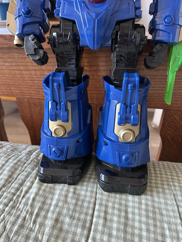 Adventure Force Asteroidbot 14” Walking Talking Robot Lights Sounds Missing Gun