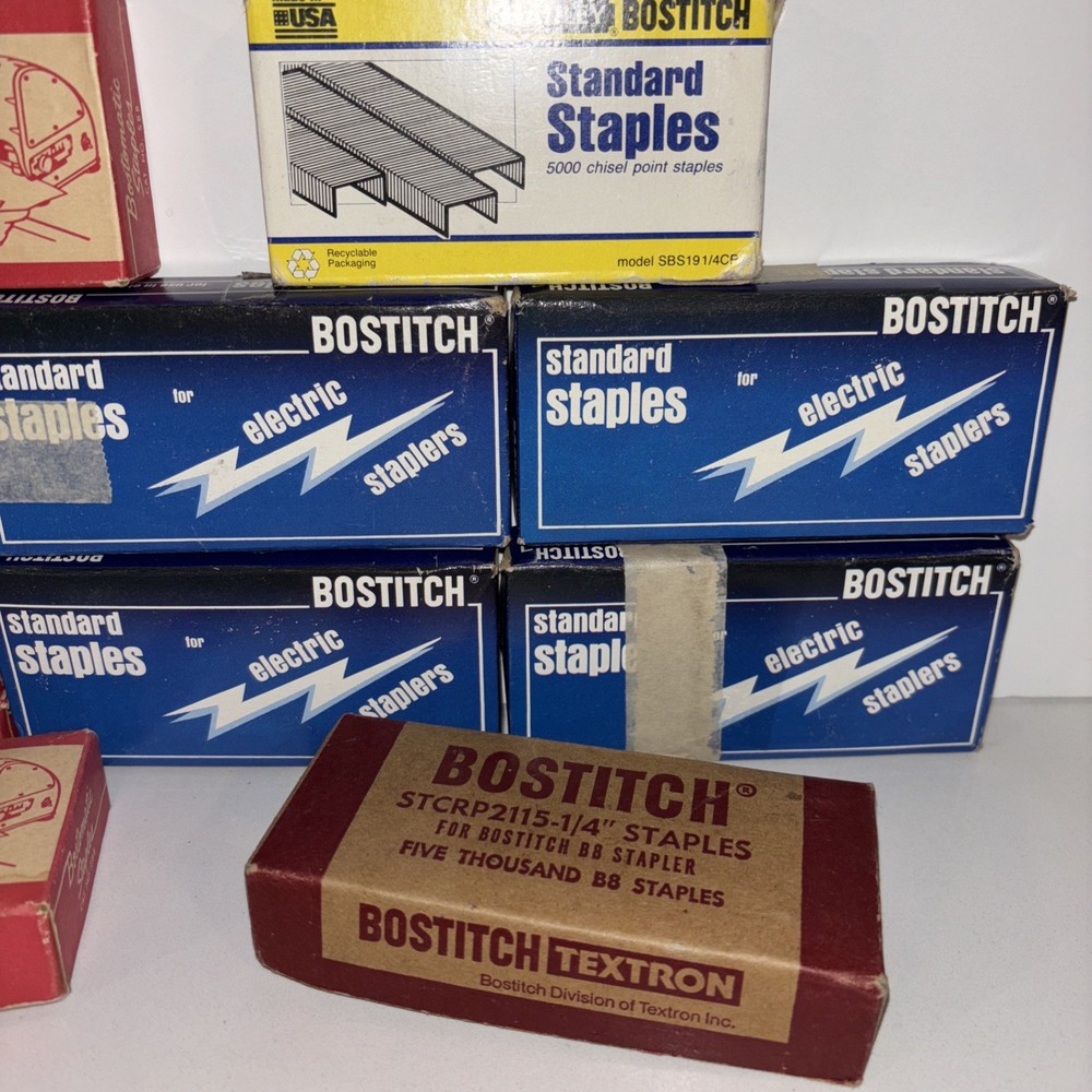 Bostitch vintage staples LOT