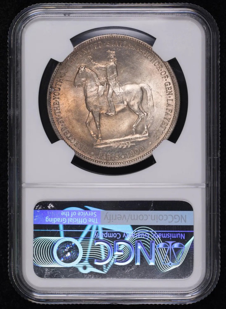 1900 Lafayette Silver Commemorative Dollar NGC MS-63 LAFAYETTE