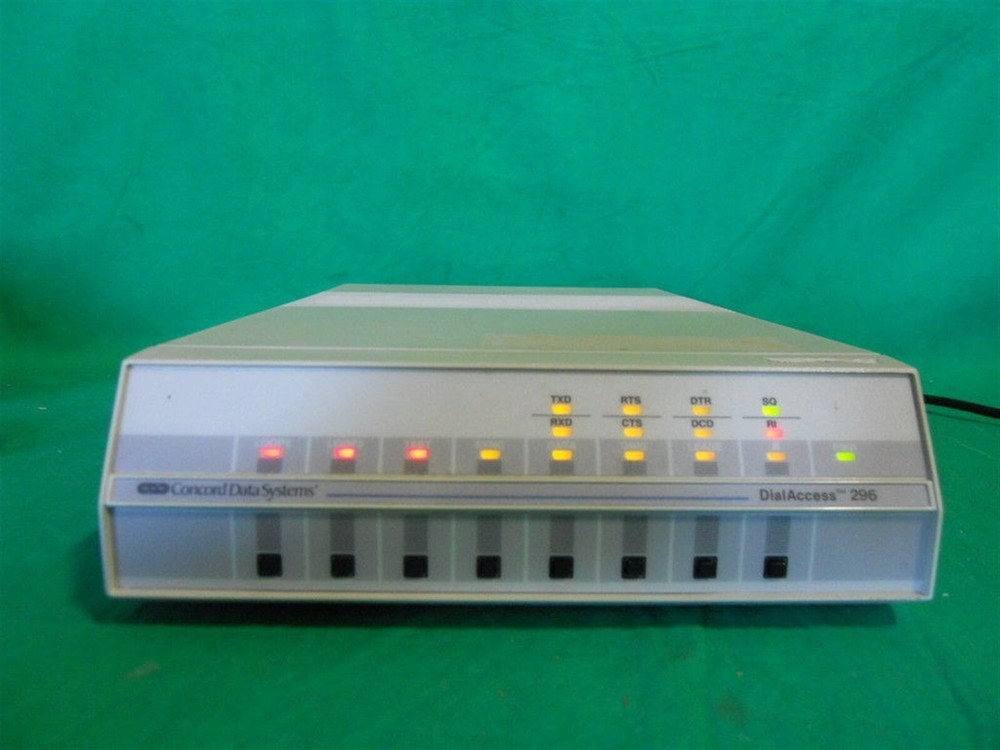 Memotec Concord Data Systems Dial Access 296