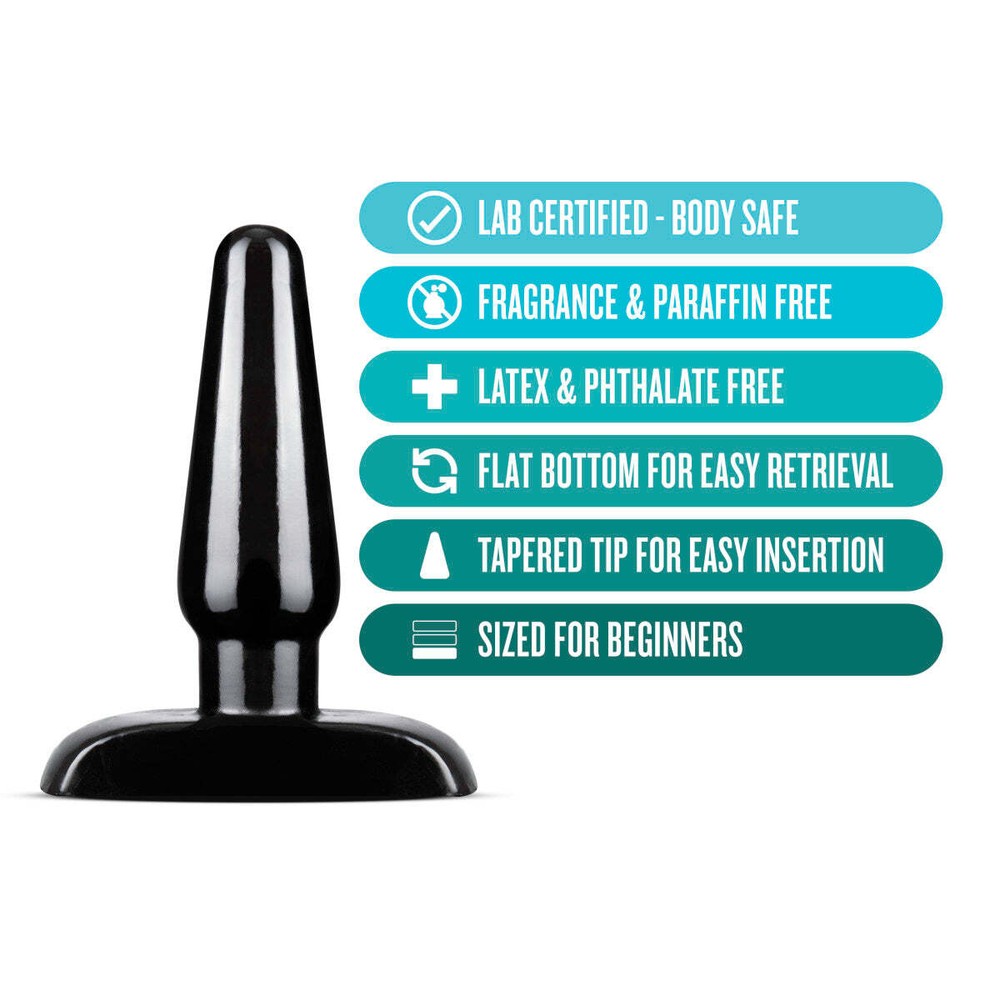 Eden 4.25" Long, 1.25" Width Small Smooth Beginner Anal Butt Plug