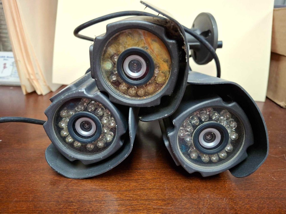 3 RoHS Security Cameras Model BC601  Used