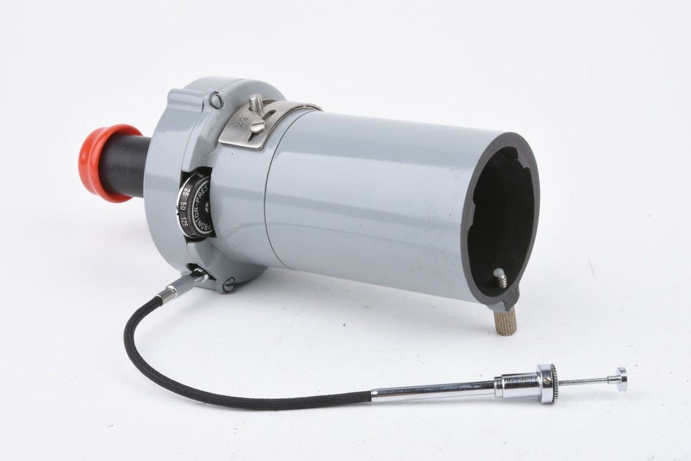 Microscope Adapter w/2.8X - 5X Magnification and Built-in Shutter + Cable