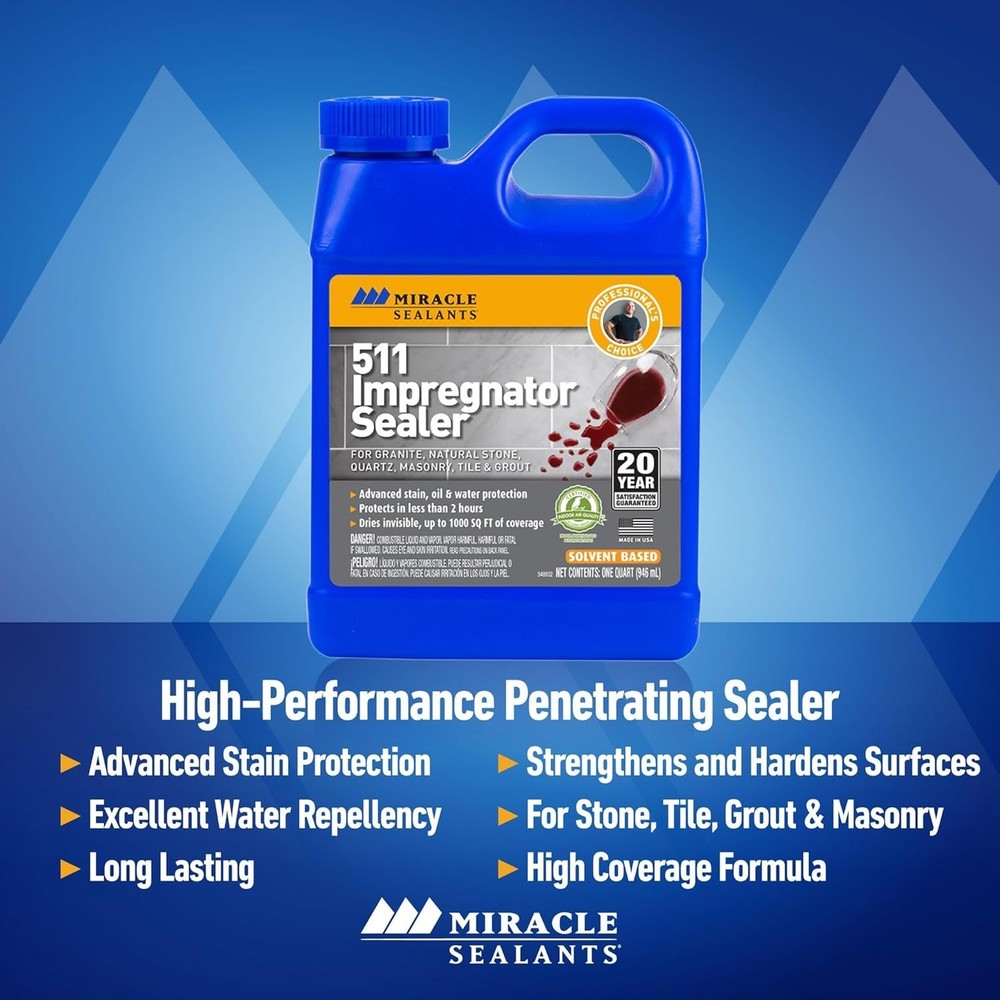 511 Impregnator Sealer for Countertops & Tile, Pint