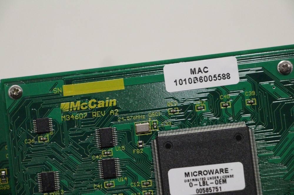 McCain CPU MODULE 2070-1B real-time operating system M34607 M34606 ECONOLITE