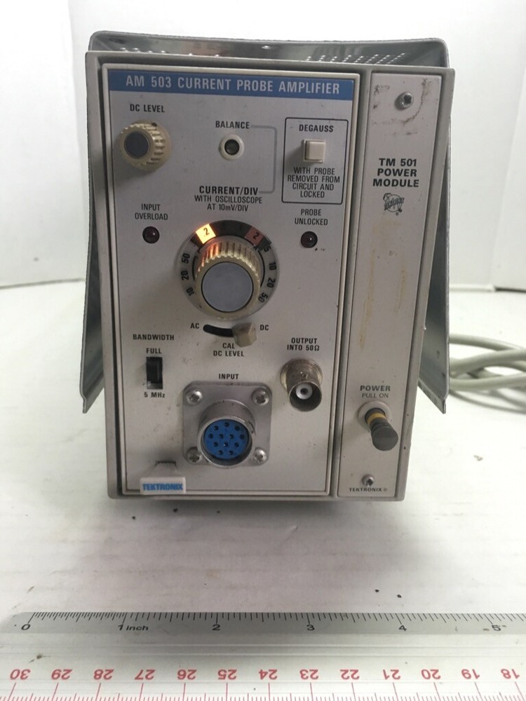 TEKTRONIX INC. CURRENT PROBE AMPLIFIER CURRENT PROBE AMPLIFIER