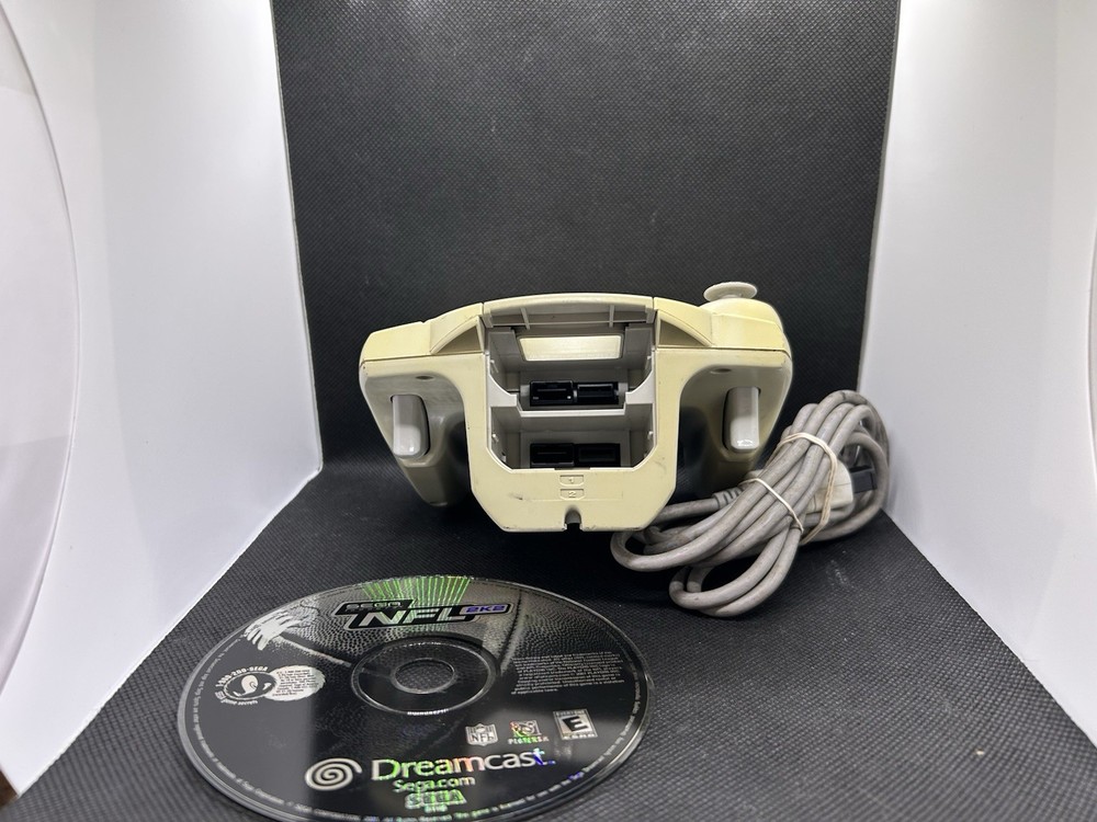 Sega Original Dreamcast OEM Controller & NFL 2k2 Tested & Working