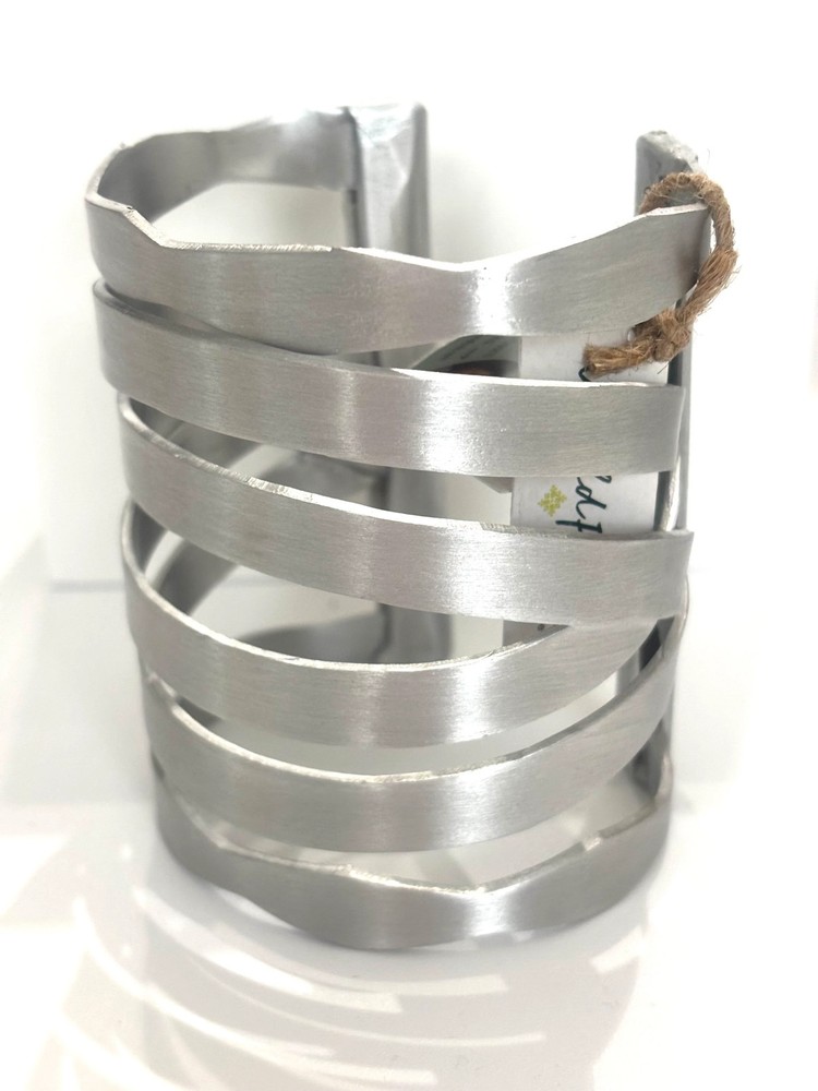 Ornate Arching Cuff - Silver