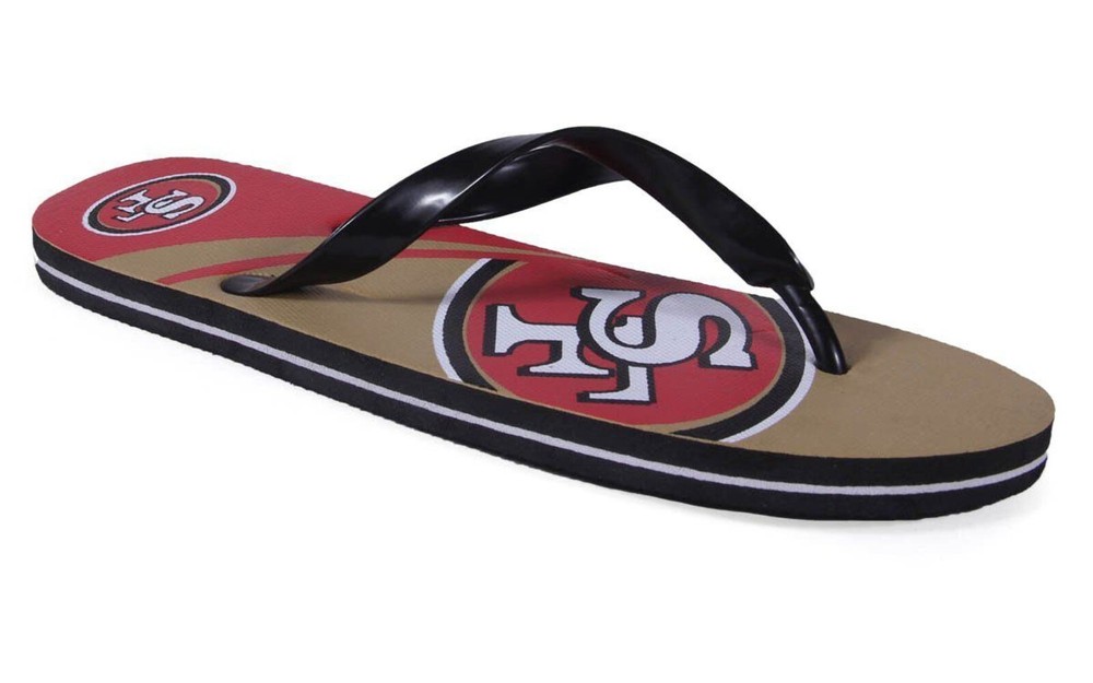 San Francisco 49ers Big Logo Flip Flops