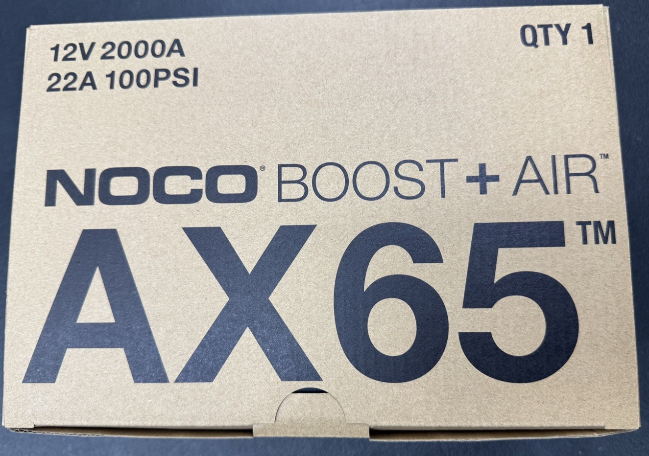 NOCO Boost + Air AX65 2000A UltraSafe Jump Starter with 22A Air Compressor