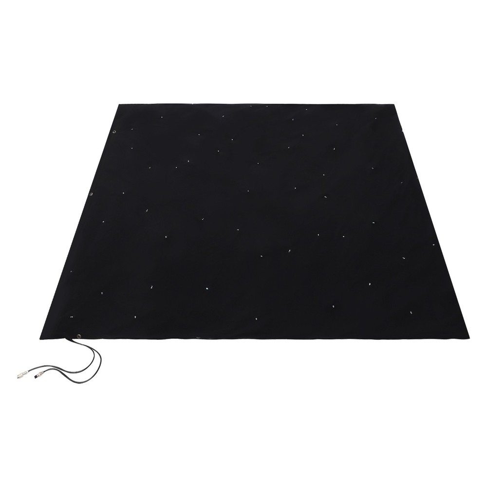 LED Stage Star Backdrop Wall Mounted Square Starry Sky Curtain Background Decor