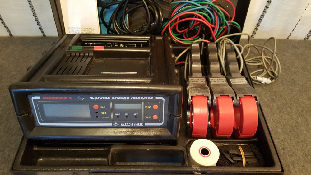 ELCONTROL 3-Phase Energy Analyzer MICROVIP 3
