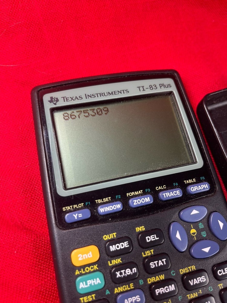 Texas Instruments TI-83 Plus Graphing Calculator - Black - Working/Tested