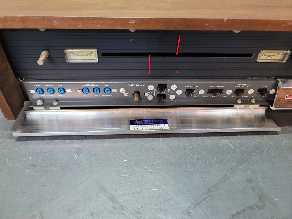 Heathkit Model # AJ-43C AM / FM Stereo Solid State Tuner-Variable Output-AS-IS