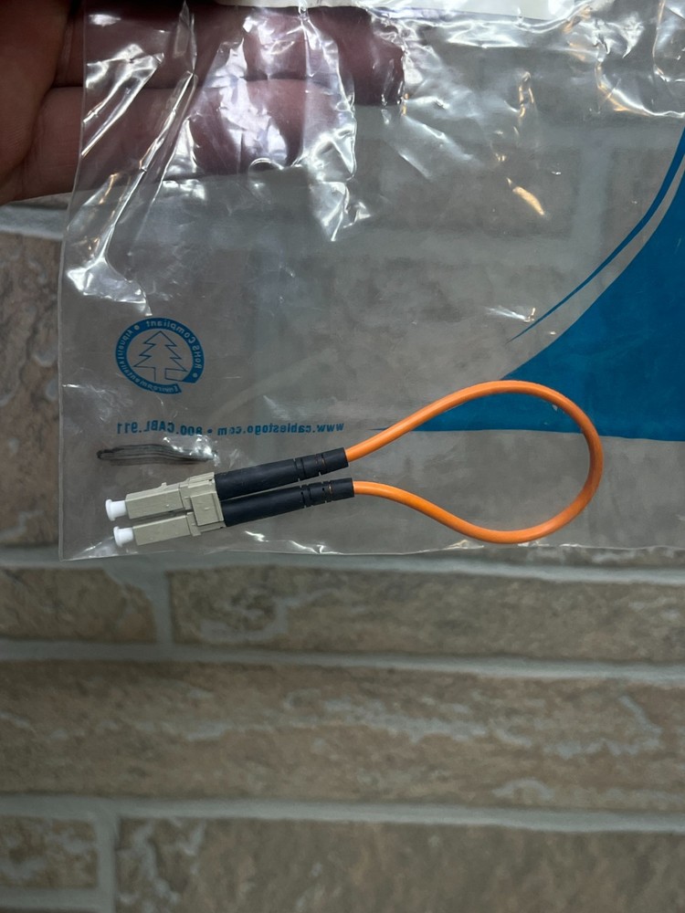 Duplex LC Loopback Tester Cable 50/125 Adapter Plug