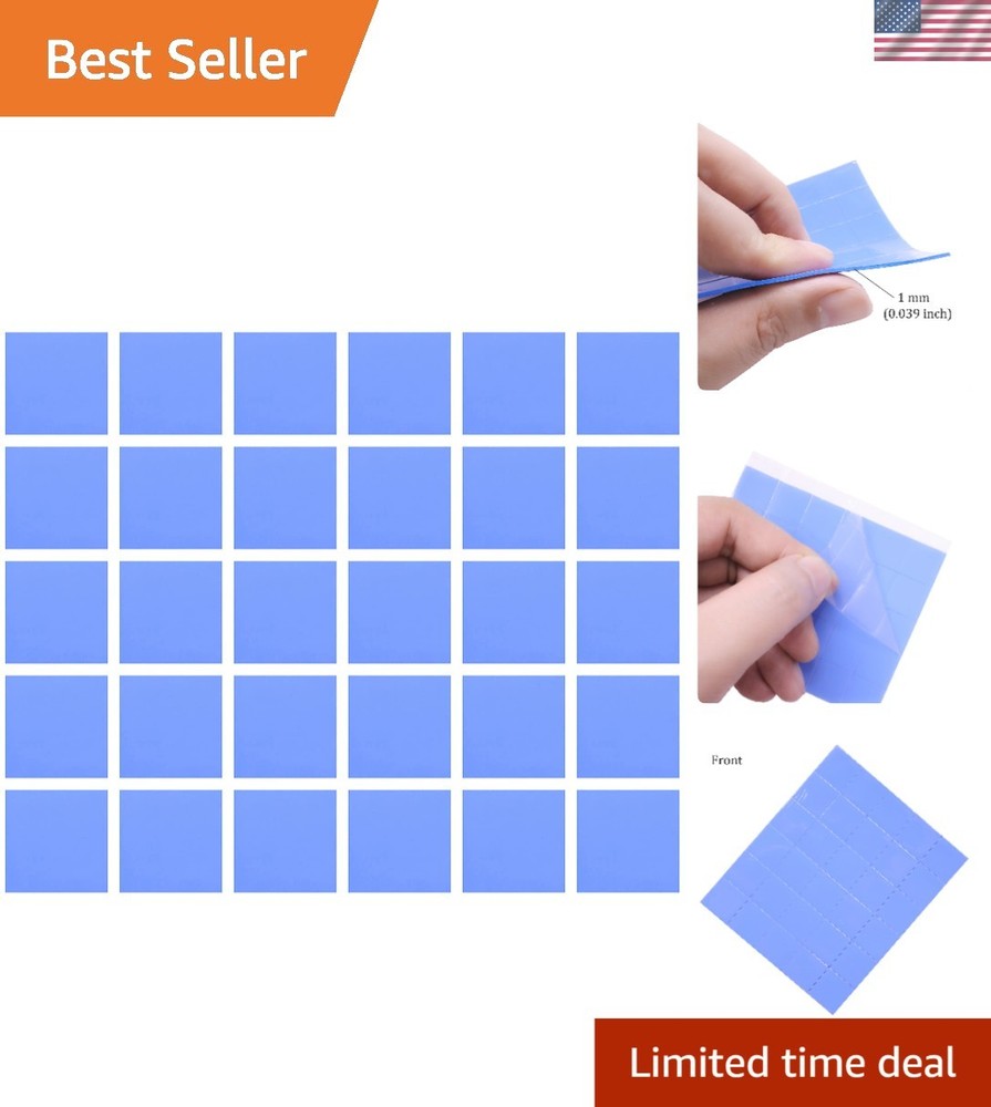 High Thermal Conductivity Silicone Pads 30 Pcs for Maximum Cooling Performance