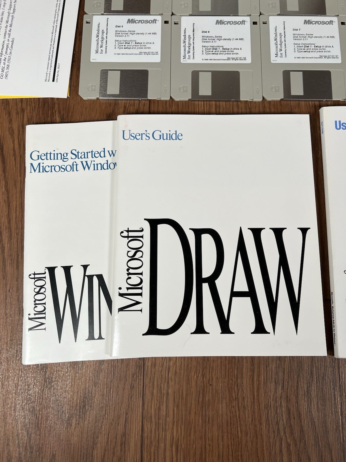 Microsoft 1994 Windows for Workgroups Add-On Upgrade v 3.11 for 3.1